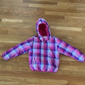 Reversible North Face winter jacket with hood